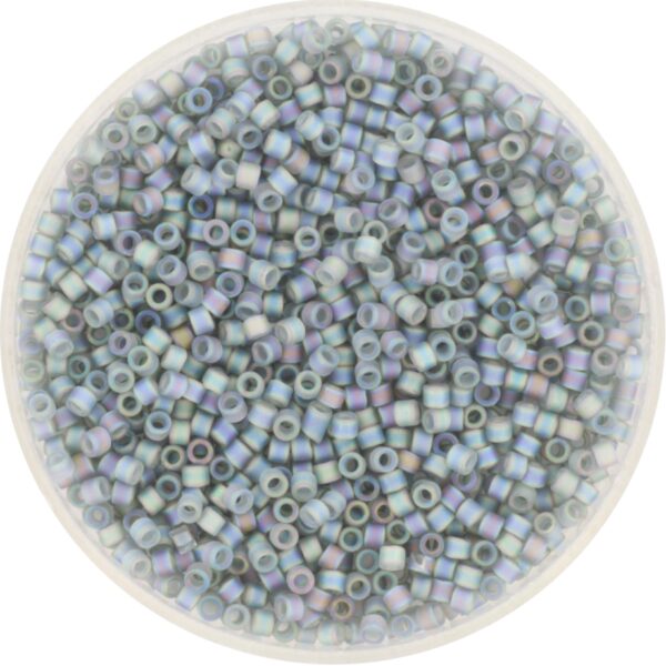 Miyuki Delica 11/0 DB0863 - Transparent Matte AB Gray