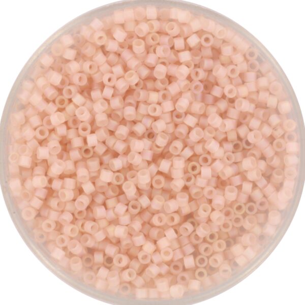 Miyuki Delica 11/0 DB0868 - Transparent Matte AB Pink Mist