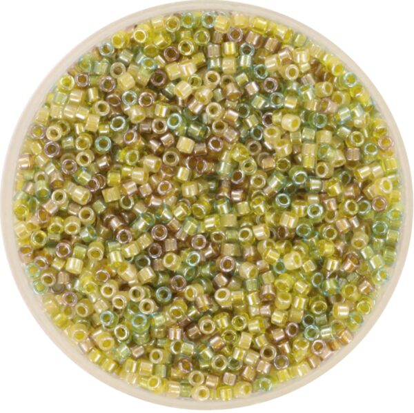 Miyuki Delica 11/0 DB0989 - Sparkling Lined Green Forest