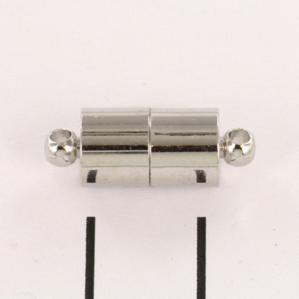 Inchizatoare magnetica, rezistenta, argintie, 18 x 7 mm, set