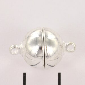 Inchizatoare magnetica super rezistenta, argintiu deschis, 12 mm, set