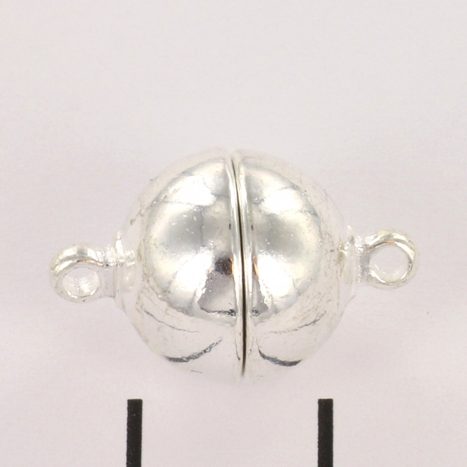 Inchizatoare magnetica super rezistenta, argintiu deschis, 12 mm, set