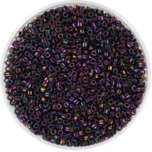 Miyuki Delica 11/0 DB0004 - Metallic Iris Dark Plum