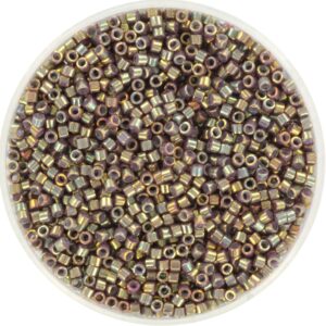 Miyuki Delica 11/0 DB1011 - Metallic Iris Dusty MauveGold