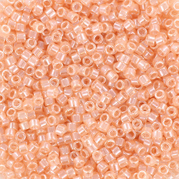 Miyuki Delica 11/0 DB0106 - Transparant Luster Shell Pink - imagine 2