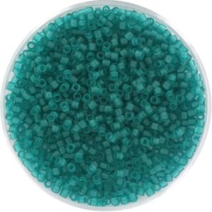 Miyuki Delica 11/0 DB1268 - Transparant Matte Caribbean Teal