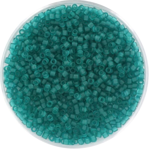 Miyuki Delica 11/0 DB1268 - Transparant Matte Caribbean Teal