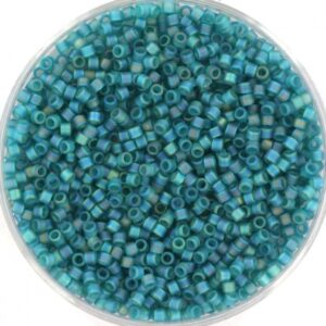 Miyuki Delica 11/0 DB1283 - Transparant Matte AB Caribbean Teal