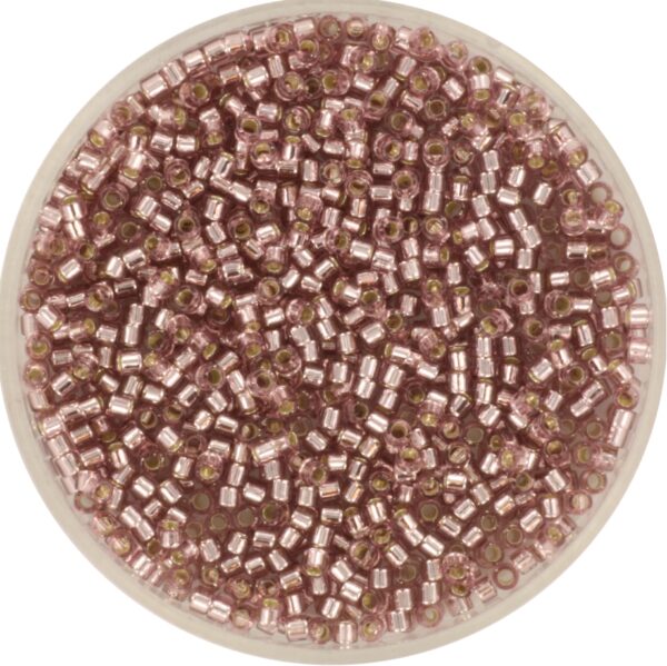 Miyuki Delica 11/0 DB0146 - Silverlined Smoky Amethyst