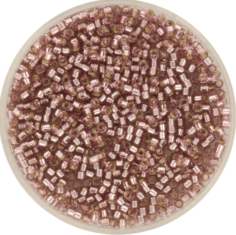 Miyuki Delica 11/0 DB0146 - Silverlined Smoky Amethyst