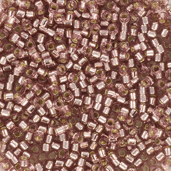Miyuki Delica 11/0 DB0146 - Silverlined Smoky Amethyst - imagine 2