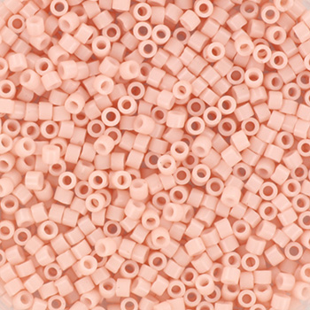 Miyuki Delica 11/0 DB1493 - Opaque Light Salmon - imagine 2