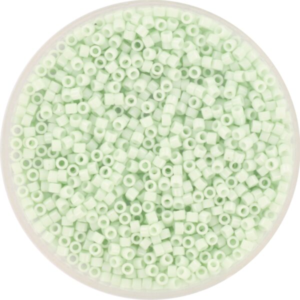 Miyuki Delica 11/0 DB1496 - Ppaque Dyed Light Mint