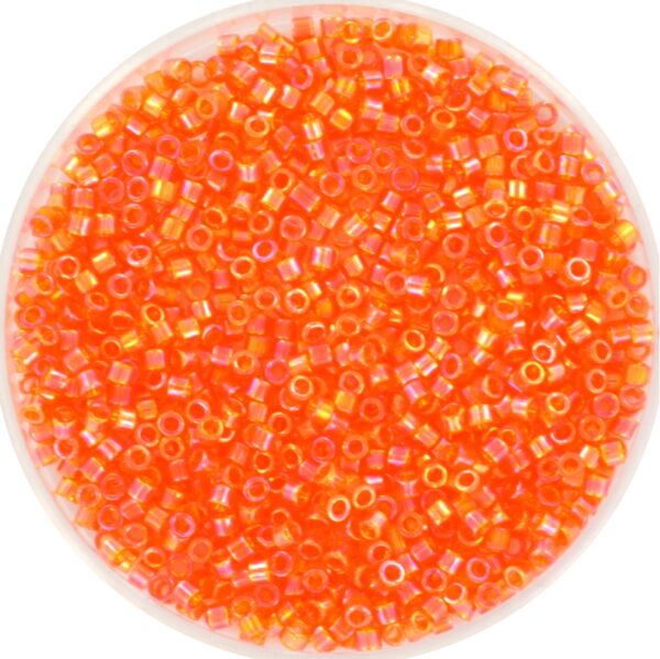 Miyuki Delica 11/0 DB0151 - Transparant AB Orange