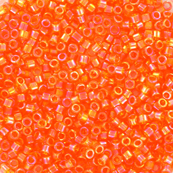 Miyuki Delica 11/0 DB0151 - Transparant AB Orange - imagine 2