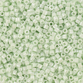 Miyuki Delica 11/0 DB1536 - Opaque Ceylon Light Mint - imagine 2
