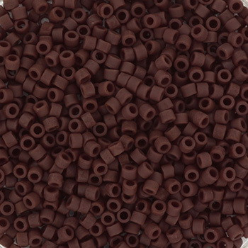 Miyuki Delica 11/0 DB1584 - Opaque Matte Currant - imagine 2