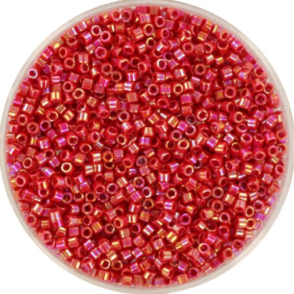 Miyuki Delica 11/0 DB0162 - Opaque AB Red