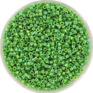Miyuki Delica 11/0 DB0163 - Opaque AB Green