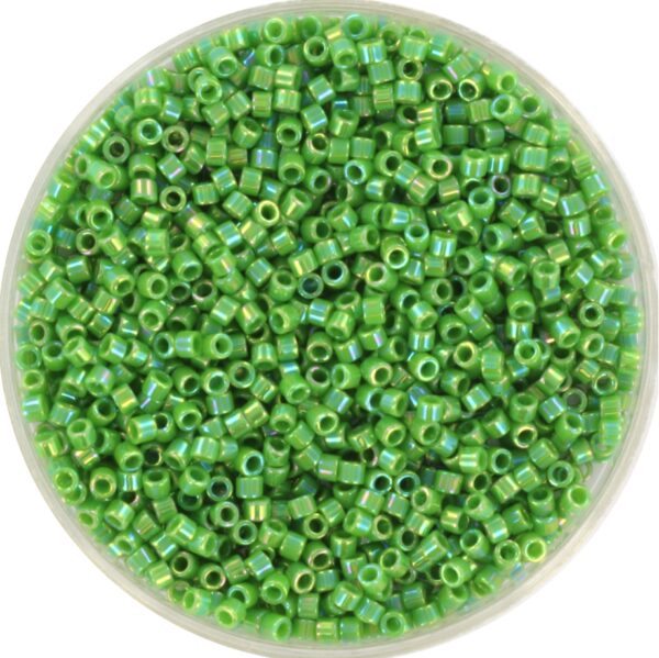 Miyuki Delica 11/0 DB0163 - Opaque AB Green