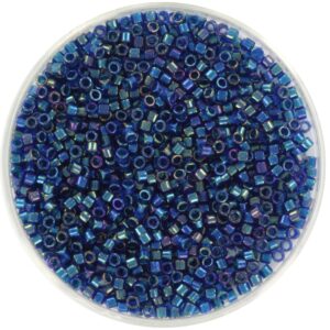 Miyuki Delica 11/0 DB1763 - Emerald Lined Cobalt AB