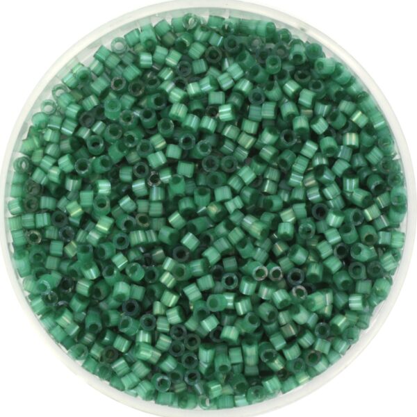 Miyuki Delica 11/0 DB1814 - Silk Satin Dyed Emerald