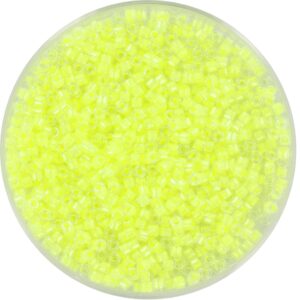 Miyuki Delica 11/0 DB2031 - Luminous Lime Aid