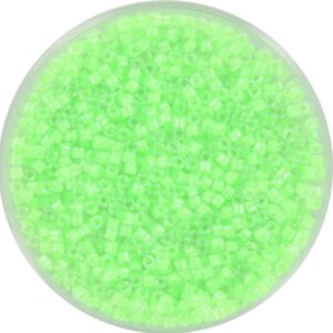 Miyuki Delica 11/0 DB2040 - Luminous Mint Green