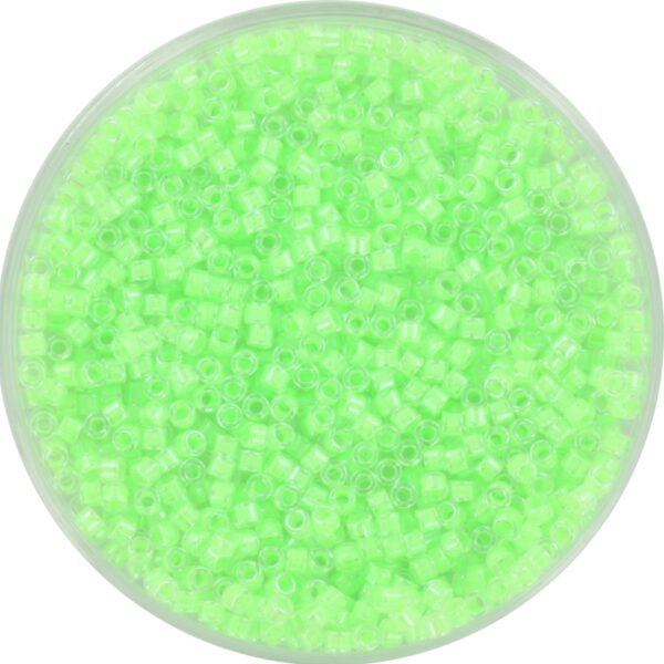 Miyuki Delica 11/0 DB2040 - Luminous Mint Green