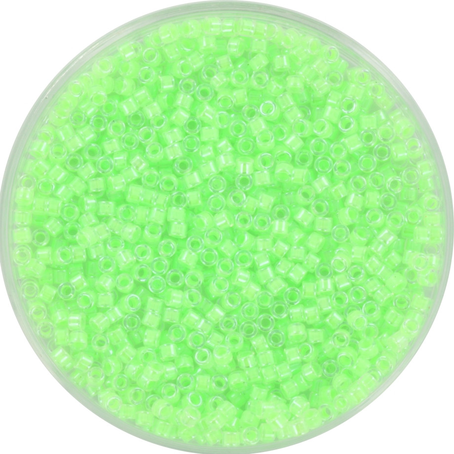 Miyuki Delica 11/0 DB2040 - Luminous Mint Green