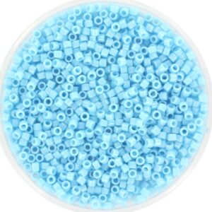 Miyuki Delica 11/0 DB0215 - Opaque Luster Turquoise Blue