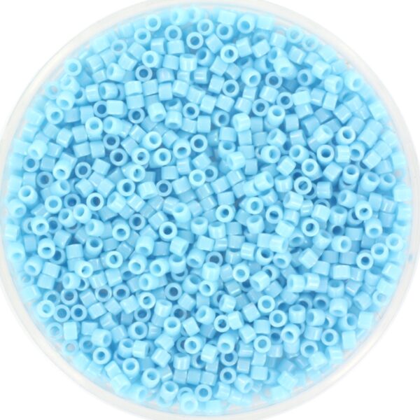 Miyuki Delica 11/0 DB0215 - Opaque Luster Turquoise Blue