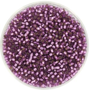 Miyuki Delica 11/0 DB2169 - Duracoat Silverlined Dyed Lilac