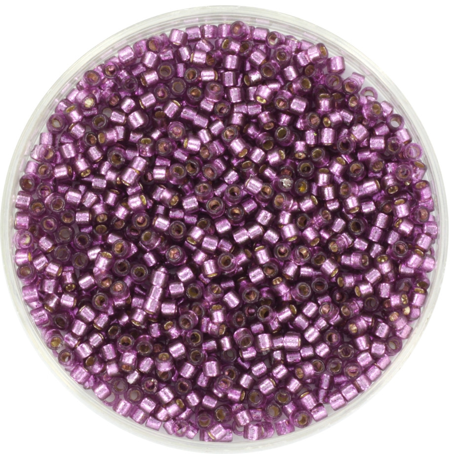 Miyuki Delica 11/0 DB2169 - Duracoat Silverlined Dyed Lilac