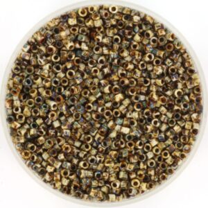 Miyuki Delica 11/0 DB2267 - Opaque Picasso Brown