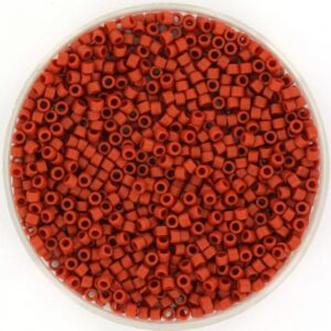 Miyuki Delica 11/0 DB2288 - Opaque Glazed Frosted Red