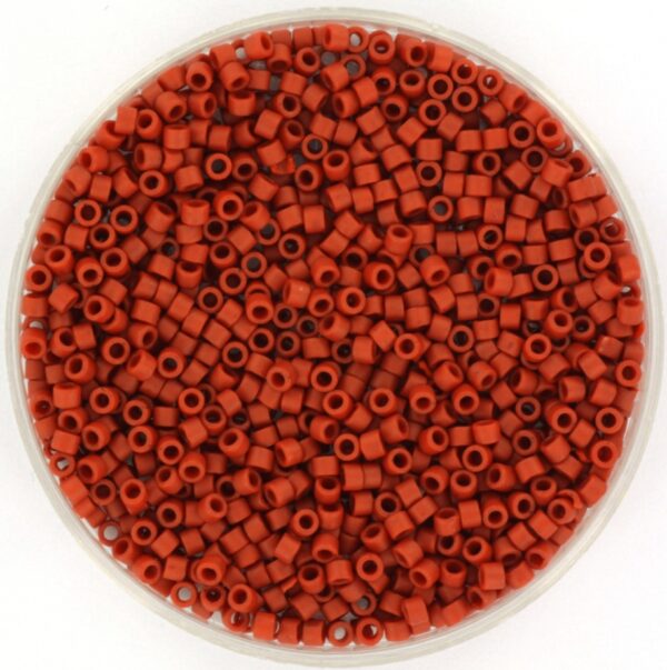 Miyuki Delica 11/0 DB2288 - Opaque Glazed Frosted Red