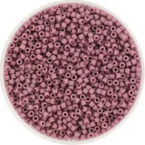 Miyuki Delica 11/0 DB2295 - Opaque Glazed Frosted Plum
