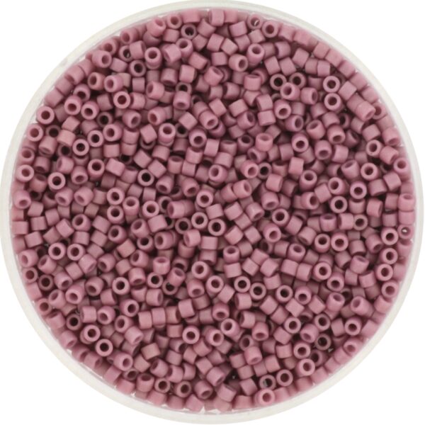 Miyuki Delica 11/0 DB2295 - Opaque Glazed Frosted Plum