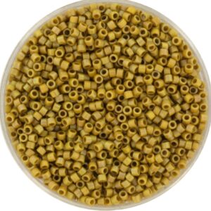 Miyuki Delica 11/0 DB2303 - Opaque Matte AB Glazed Honey Bee