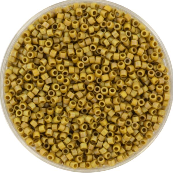 Miyuki Delica 11/0 DB2303 - Opaque Matte AB Glazed Honey Bee