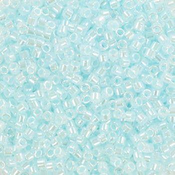 Miyuki Delica 11/0 DB0239 - Ceylon Light Aqua - imagine 2
