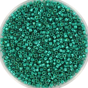 Miyuki Delica 11/0 DB2506 - Duracoat Galvanized Dark Aqua Green