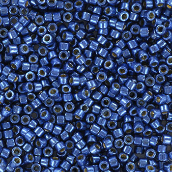 Miyuki Delica 11/0 DB2517 - Duracoat Galvanized Mermaid Blue - imagine 2