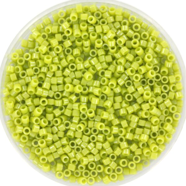 Miyuki Delica 11/0 DB0262 - Opaque Luster Chartreuse