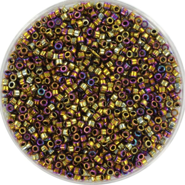 Miyuki Delica 11/0 DB0029 - Metallic Iris Golden Olive