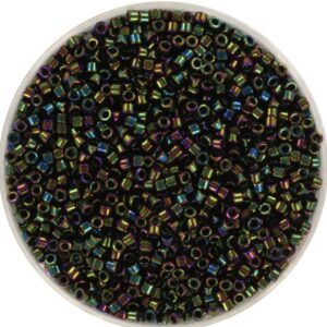 Miyuki Delica 11/0 DB0003 - Metallic Iris Forest Green