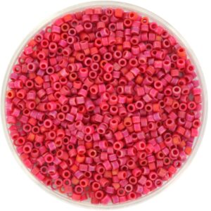 Miyuki Delica 11/0 DB0362 - Opaque Matte Luster Red