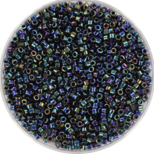 Miyuki Delica 11/0 DB0005 - Metallic Iris Variegated Blue