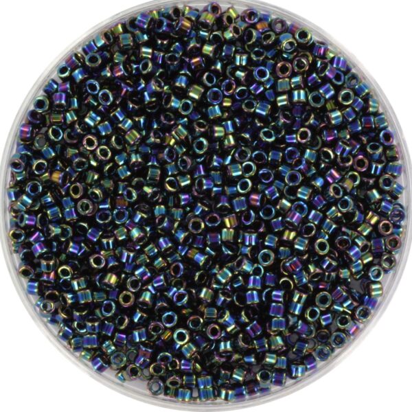 Miyuki Delica 11/0 DB0005 - Metallic Iris Variegated Blue